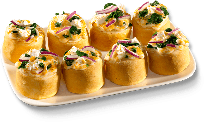 Pizza-Brötchen Olympia
