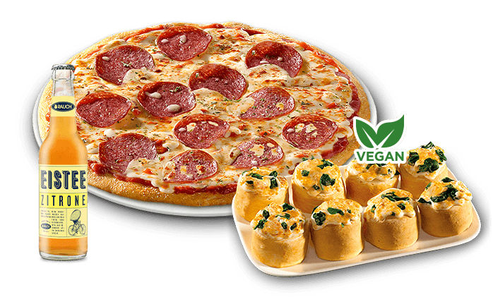 No Beef - Pizza meets Brötchen