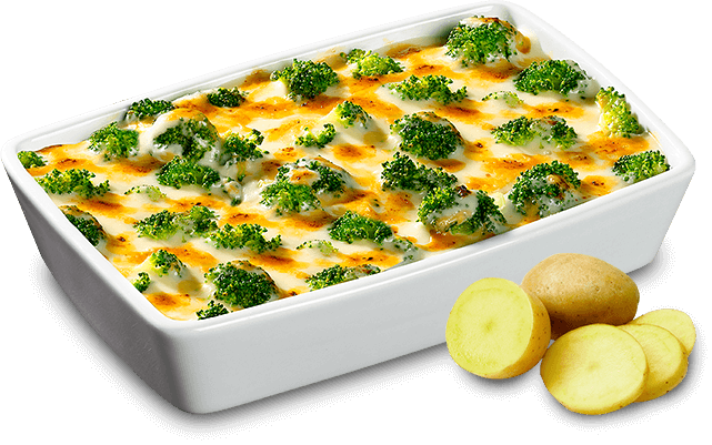 Kartoffel-Brokkoli-Gratin